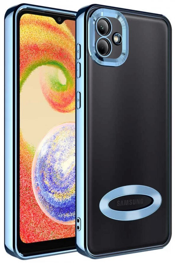 Samsung Galaxy A03 Kılıf Kamera Korumalı Logo Gösteren Lopard Omega Kapak