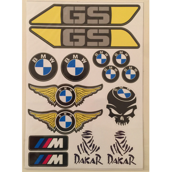 Motorsiklet Kaliteli A4 Sticker