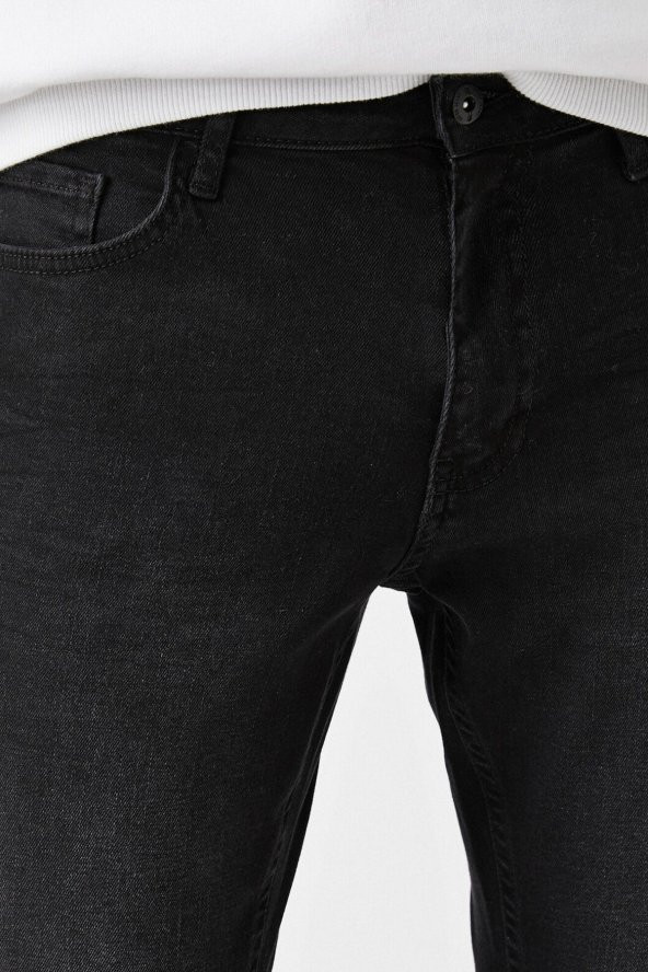 Erkek Siyah Jeans 1YAM43059MD - 5