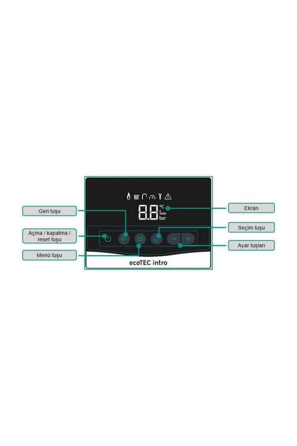 Vaillant ecoTEC Intro 24/28 24 kW Hermetik Yoğuşmalı Kombi - 2