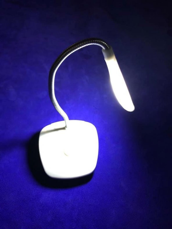 Mini Led Masa Lambası - Pilli Kitap Okuma Işığı - Led Lamba - 4