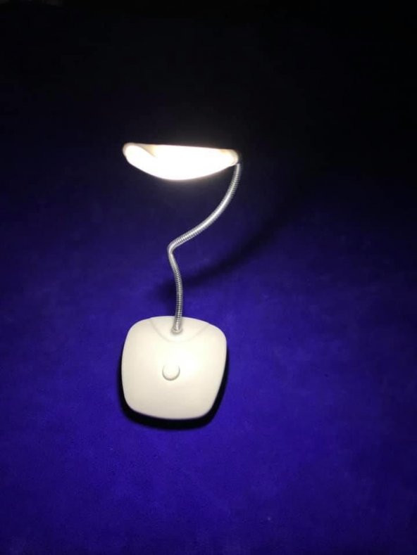 Mini Led Masa Lambası - Pilli Kitap Okuma Işığı - Led Lamba - 6