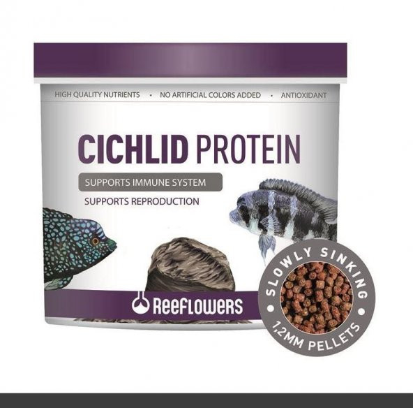 ReeFlowers Cichlid Protein Pellet 1,2 MM 1000 ML