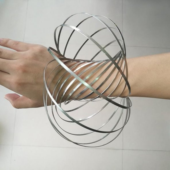 Magic Ring Sihirli Bilezik -Metal Halka Oyunu Stres Halkası - 4