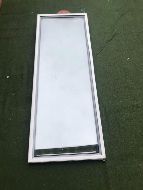 Şişe Soğutma Dolabı Kapağı Cam Dolap Kapak 162x59 cm - 1