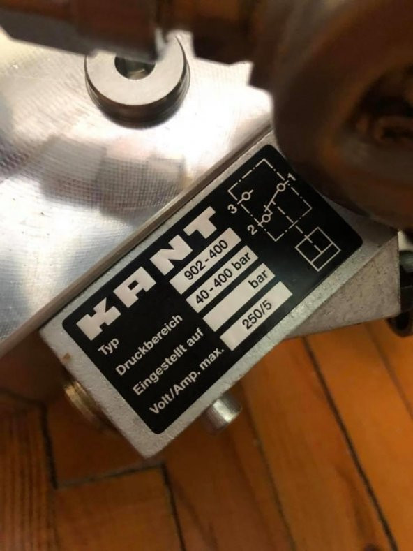 3500 Psi Basınç Şalterli Kontrol Valfi Göstergesi - Marine Basınç Kontrol Valfi - 3