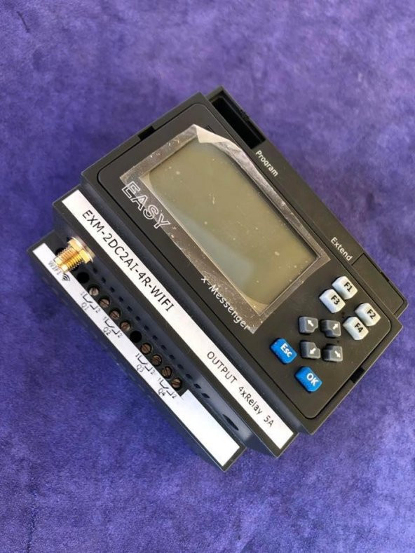 EXM-2DC2AI-4R-WIFI GSM GPRS X-Messenger - Endüstriyel Programlanabilir Denetleyici