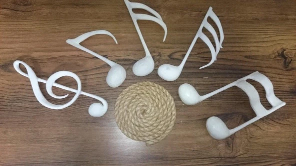 Müzik Organik Plastikten Dekoratif Aksesuar Hediyelik Süs Eşyası