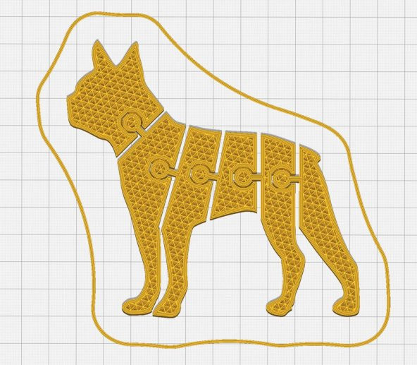 Flexi Boston Terrier Plastik Aparat - 3