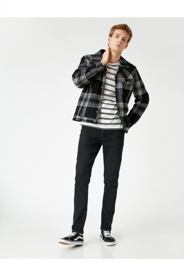 Slim Fit Kot Pantolon - Brad Jean - 2