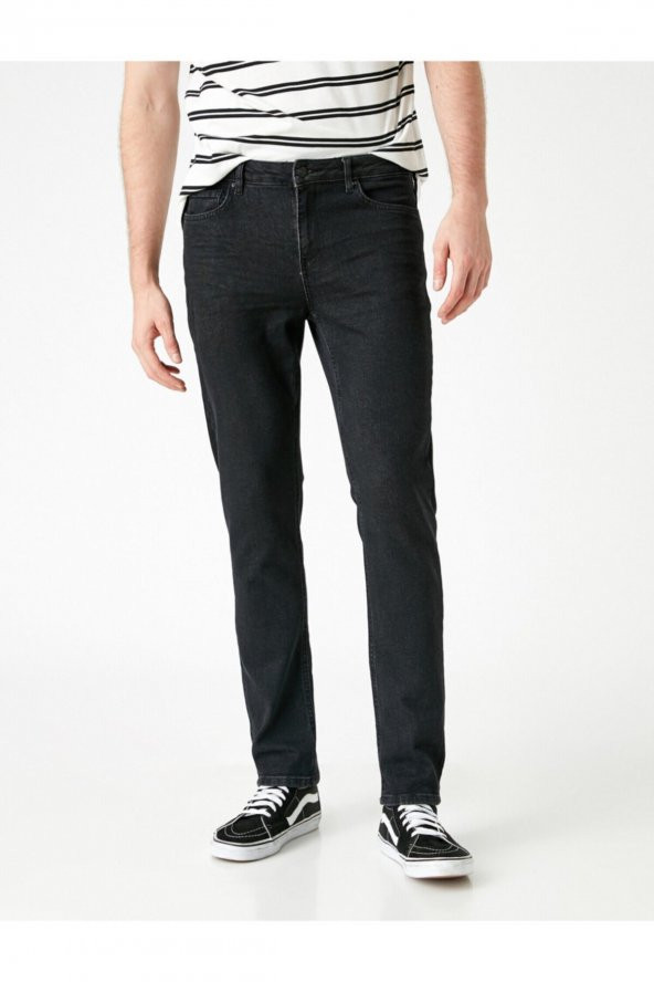 Slim Fit Kot Pantolon - Brad Jean - 3