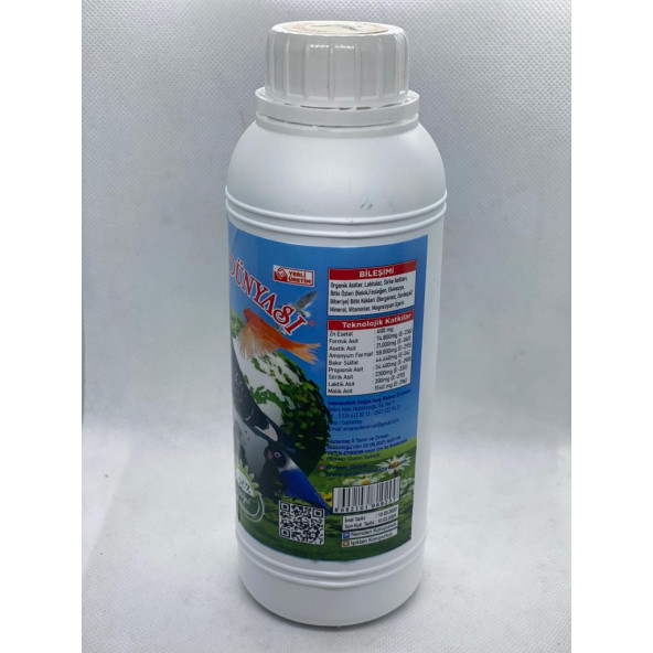 GÜVERCİN DÜNYASI MAVİ SIVI 500 ML - 3