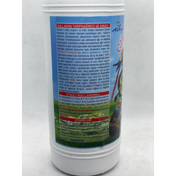 GÜVERCİN DÜNYASI MAVİ SIVI 500 ML - 4