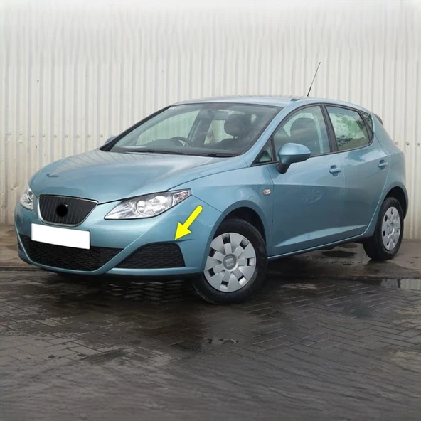 Seat İbiza 2009-2012 Ön Tampon Sol Sissiz Kapak Izgara 6J0853665