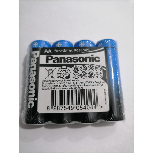 Panasonic Kalem Pil AA 4lü