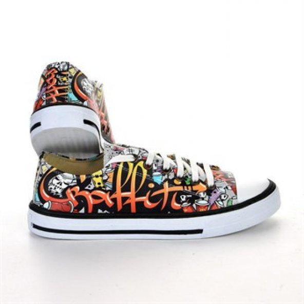 7005 Graffiti Unisex Kısa Sneakers