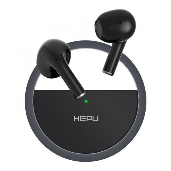 HEPU HP648 TWS Kablosuz Kulak İçi Bluetooth Kulaklık Siyah