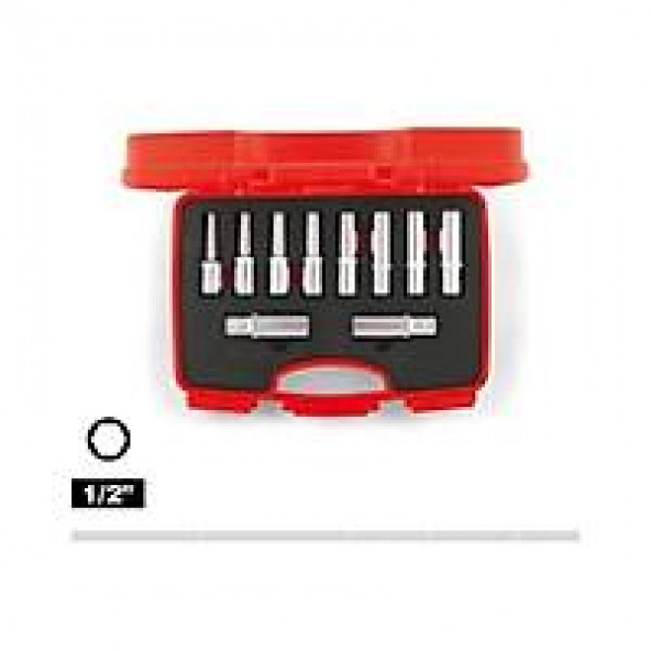 İzeltaş 1/2 Altı Köşe Derin Lokma Anahtar Tkm (10 Parça) - 110800 - 2