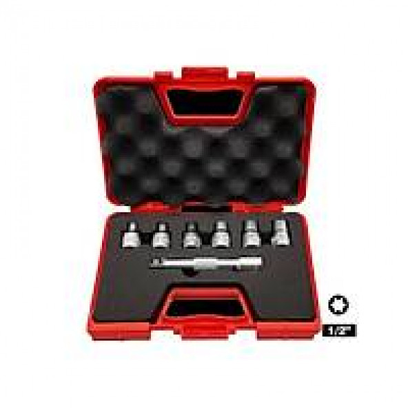 İzeltaş 1/2 Star (Torx) Lokma Anahtar Takımı (7Par)-1113006007 - 2