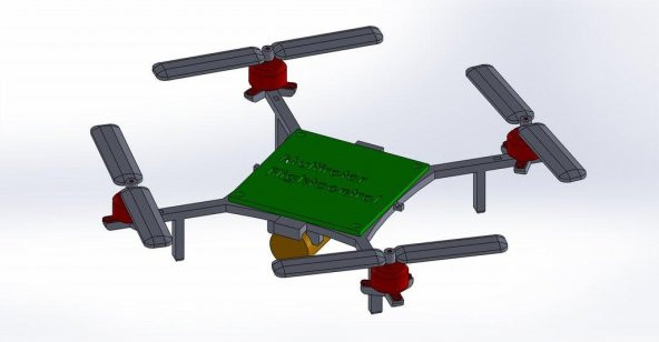 Mikro Quadcopter Plastik Aparat