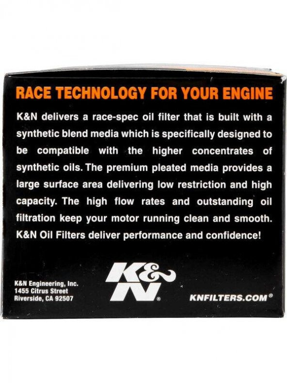 K&N KN-160 2015-2022 BMW S 1000 XR Uyumlu Yağ Filtresi - Resim 3