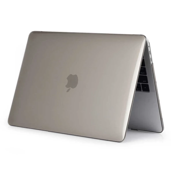 Apple Macbook Air 13.3inç M1 A2337 2021 Kılıf Kristal Ön Arka Şeffaf Kapak TD - 10