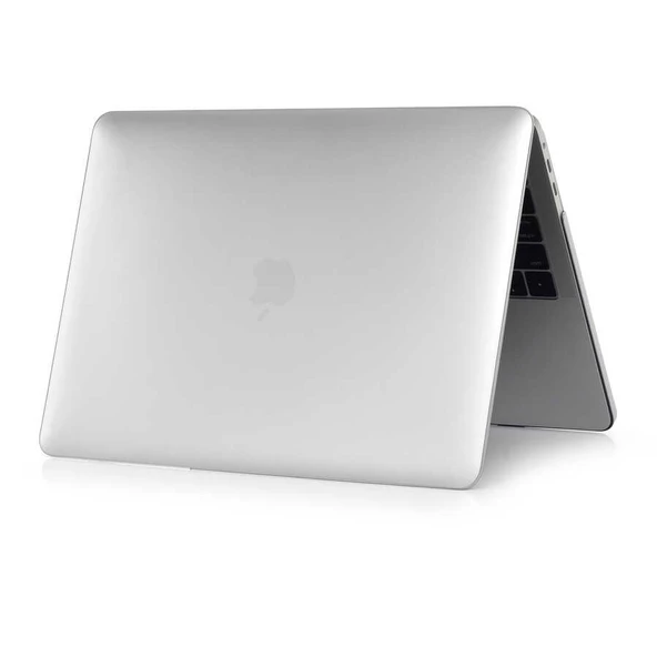 Apple Macbook Air 13.3inç M1 A2337 2021 Kılıf Kristal Ön Arka Şeffaf Kapak TD - 5