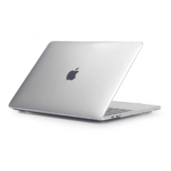 Apple Macbook Air 13.3inç M1 A2337 2021 Kılıf Kristal Ön Arka Şeffaf Kapak TD - 2