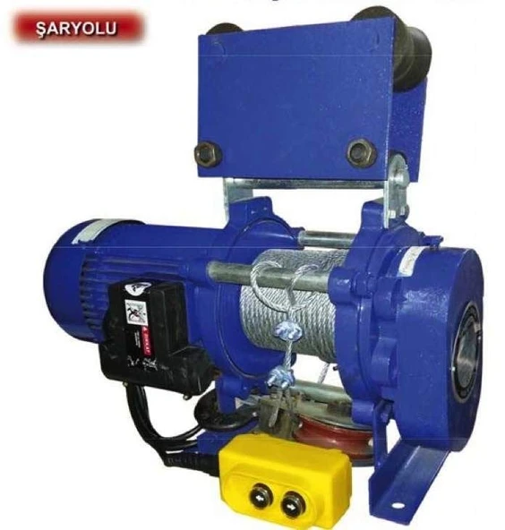 Max Extra Şaryolu Endüstriyel Vinç Monofaze 300/600 kg ürün görseli