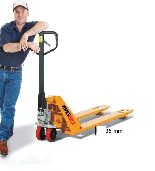 BigLift RM-AC-SUPERLOW 35 mm Alçak Şaseli Transpalet 1000 Kg - Resim 2