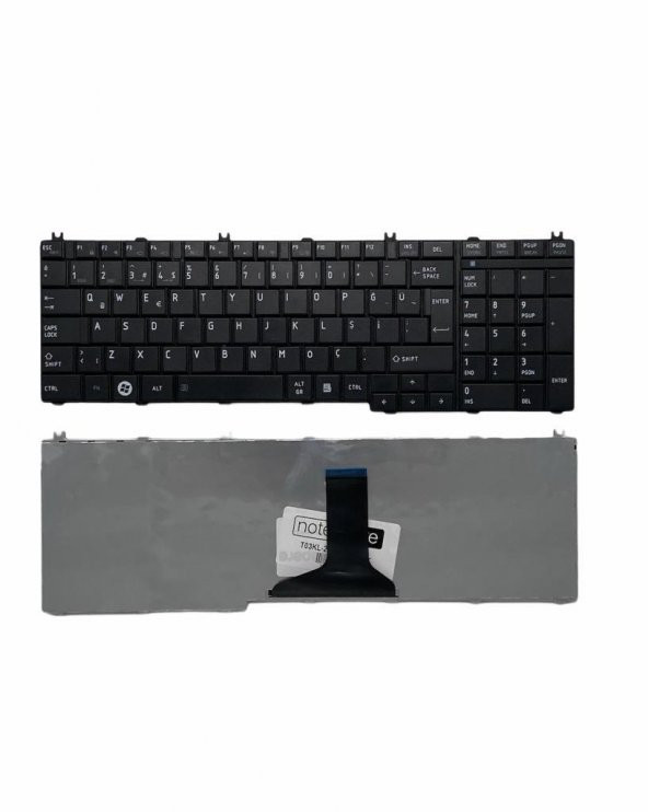 Toshiba Satellite L750-20F, L750-21X Uyumlu Laptop Klavye Siyah TR