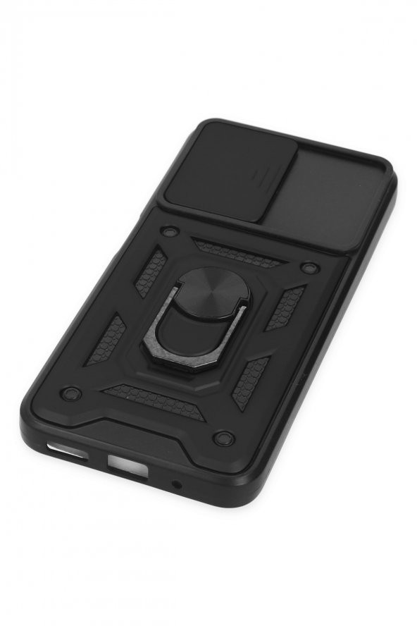 Xiaomi Poco M5 Kılıf Pars Lens Yüzüklü Kamera Sürgülü Silikon Kılıf - 3