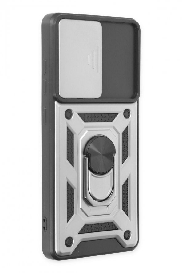 Samsung Galaxy S20 FE Kılıf Pars Lens Yüzüklü Kamera Sürgülü Silikon Kılıf - Resim 7