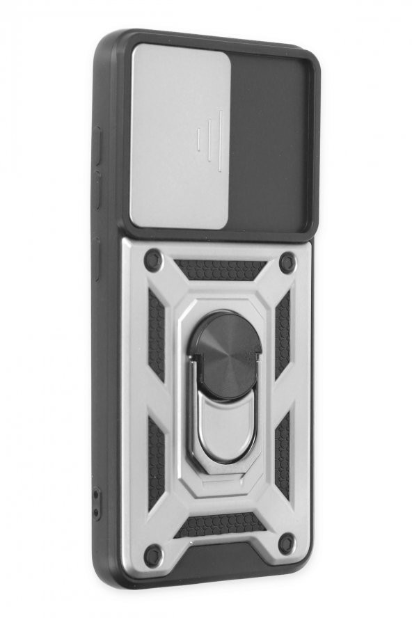 Samsung Galaxy S21 FE Kılıf Pars Lens Yüzüklü Kamera Sürgülü Silikon Kılıf - Resim 7