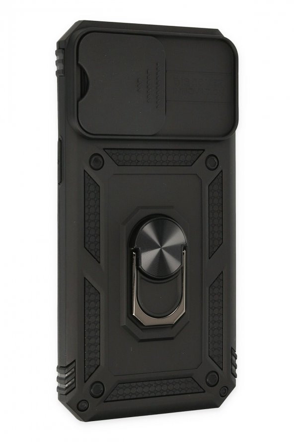 iPhone 14 Pro Max Kılıf Pars Lens Yüzüklü Kamera Sürgülü Silikon Kılıf - Resim 2