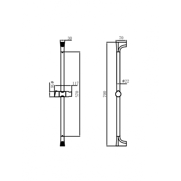 Creavit SH483 Sürgülü Duş Sistemi - 2