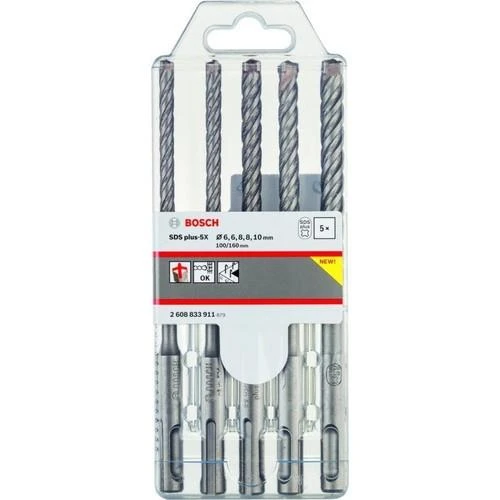 Bosch SDS Plus-5x Matkap Ucu 5 Parça - Resim 2