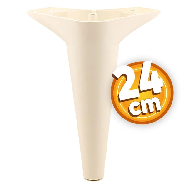 Aspen Lüks Mobilya Kanepe Koltuk Tv Ünitesi Konsol Yükseltici Ayağı Ayakları 24 Cm Krem Ayak