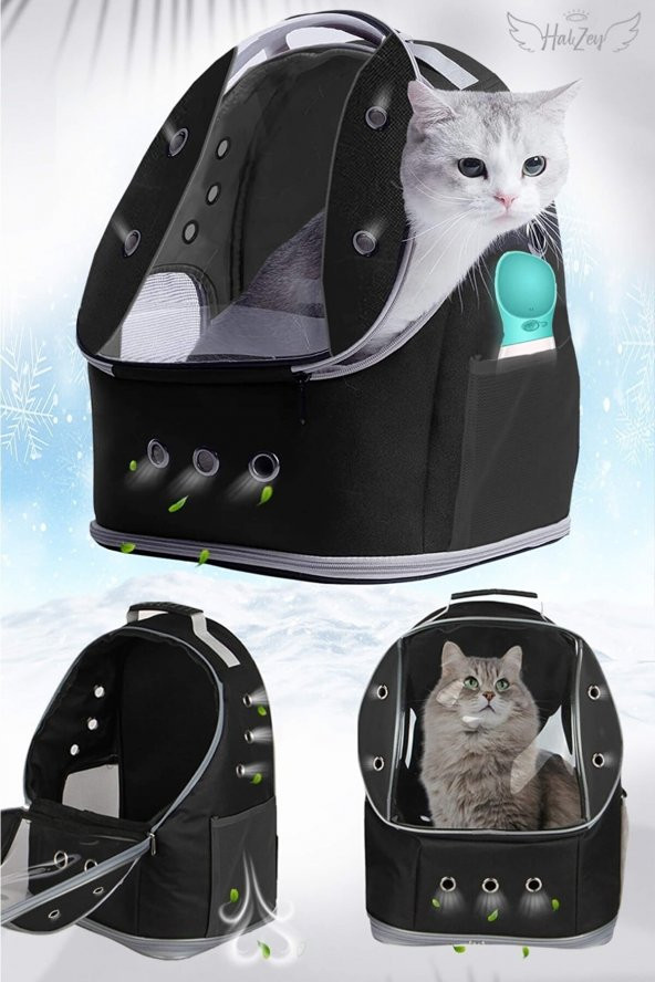 northern fashion 13 Hava Kanallı Kedi Taşıma Çantası Büyük boy 13 Kg Kapasiteli Yatak olabilen Çanta