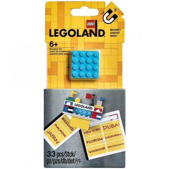 LEGO Magnet 854013 Legoland Buildable Magnet