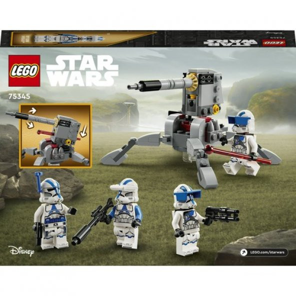 LEGO® Star Wars™ 501. Klon Trooperlar Savaş Paketi 75345 - 6 Yaş ve Üzeri Çocuklar Için Oyuncak Yapım Seti (119 Parça) - 4