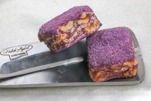 Haluk Aydın Kuruyemiş Baklava Çikolatalı Fındıklı Mor Velvet Kaplı 735 Gr - 2
