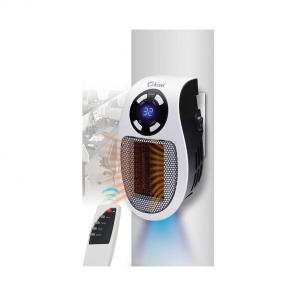 KHT - 8430 PRİZ TİPİ ISITICI FAN