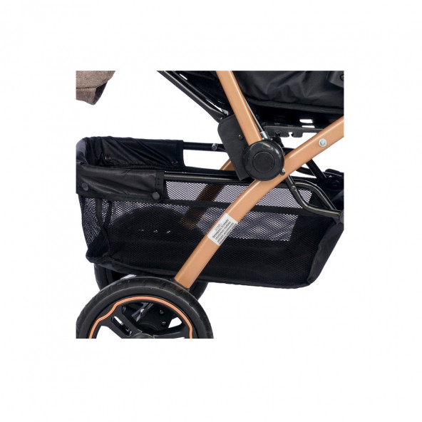 4 Baby Active Gold Plus Çift Yönlü Bebek Arabası Kahve - 7