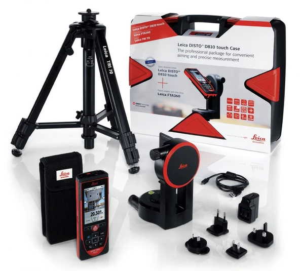 Leica DISTO D810 Set Touch Dokunmatik Lazer Metre