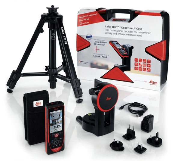 Leica DISTO D810 Set Touch Dokunmatik Lazer Metre - 1