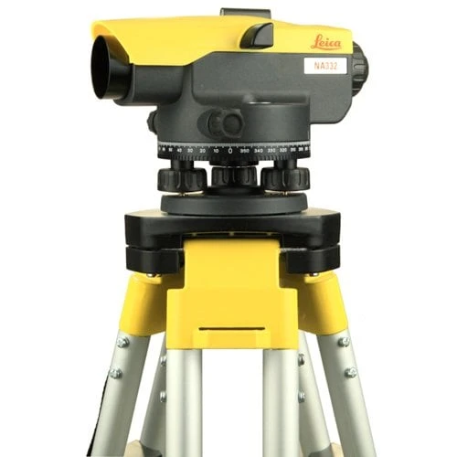 Leica NA332 Optik Nivo Set +RTM01 Tripod+ RMM 05 Mira - 2