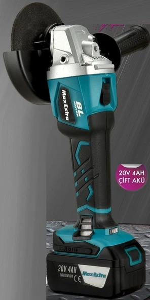 Max Extra MXP 9030 Akülü Taşlama Kömürsüz Motor 20V 4A - Resim 2