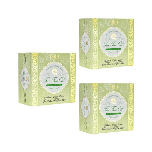 Thalia Çay Ağacı Yağı Sabunu 150 gr 3 Adet