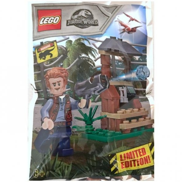 Lego Jurassic World Owen and lookout post Set 121802